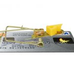 כרטיס אשראי עם מלכודת עכברים